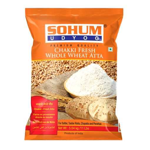 Sohum Udyog Chakki Fresh Whole Wheat Atta 5.04kg