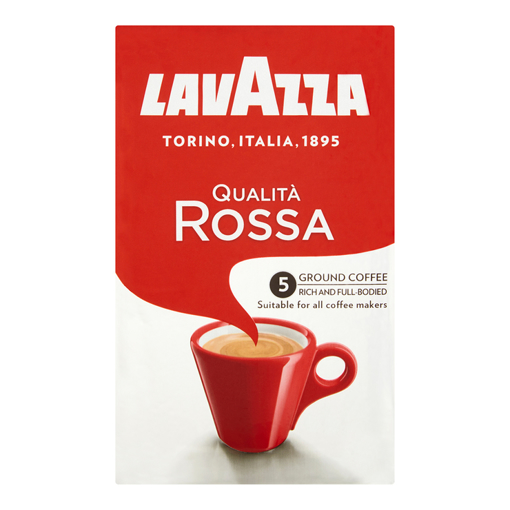 LavAzza Rossa Ground Coffee 500g