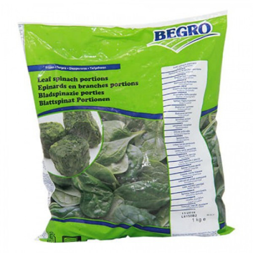 Begro Chopped Spinach Frozen 1Kg 