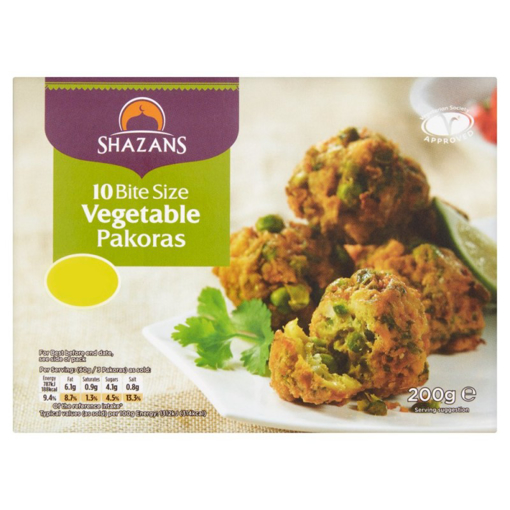Shazans Vegetable Pakoras 10 bite size 200g
