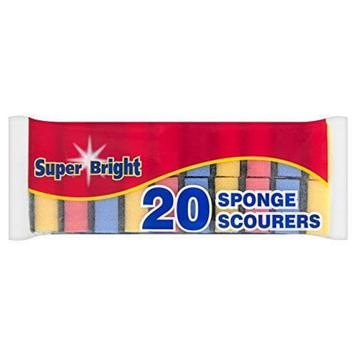 Super Bright 20 Sponge Scourers