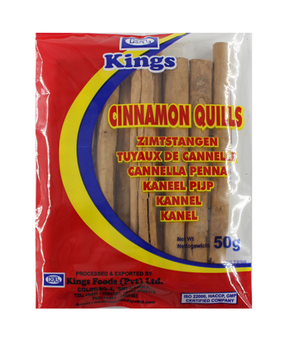 Kings Pure Cinnamon Quills 50g