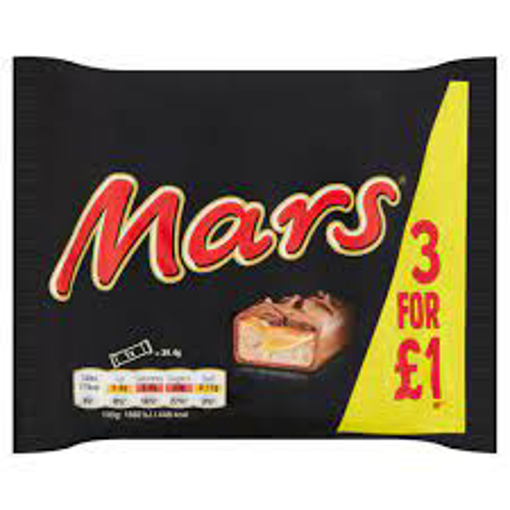 Mars Chocolate 3for£1