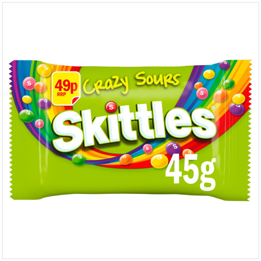 SKittles Crazy Sours 45g PM49p