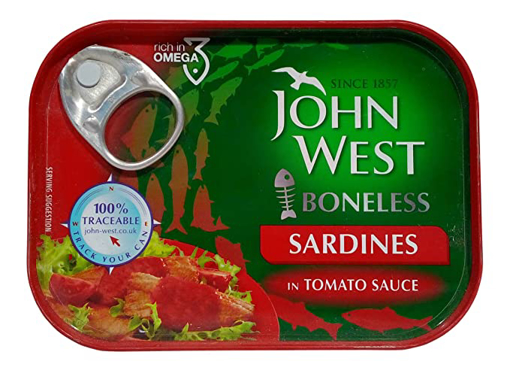 John West Boneless Sardines in Tomato Sauce 95g