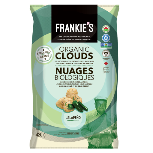 Frankie's Organic Clouds Jalapeno 420g