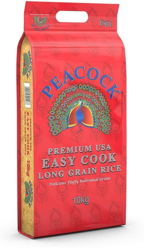 Peacock Easy Cook LG Rice 10kg