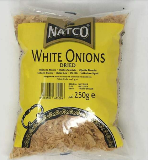 Natco Dried White Onions 250g