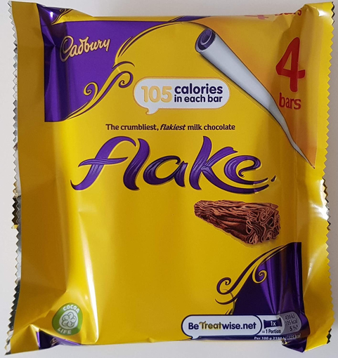 Cadbury Flake 4 Bars (4x20g) 80g 