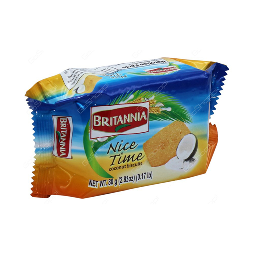Britannia Nice Time Coconut Biscuits 80g