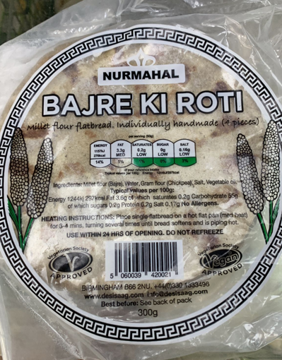 Nurmahal Frozen Bajre Ki Roti 4 PCS