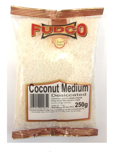 Fudco Coconut Medium Desiccated 250g