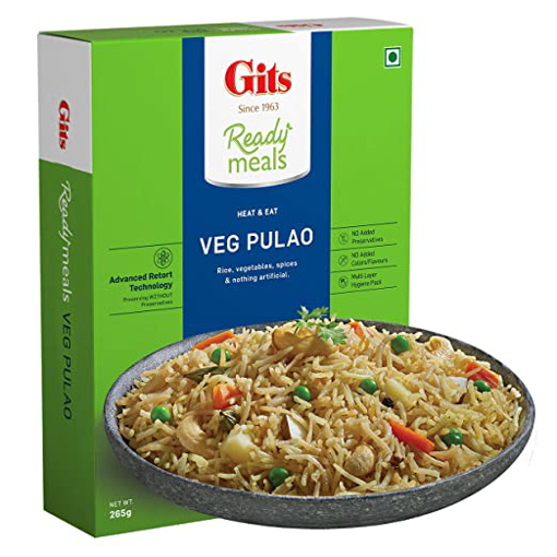 Gits Ready Meal Veg. Pulao Mix Masala 265g