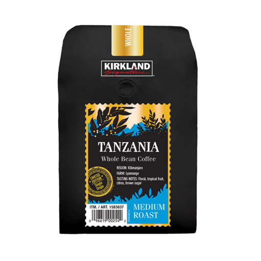 Tanzania Whole Bean Coffee Med.Roast 907g