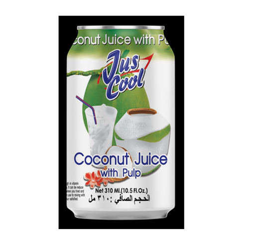 Jus Cool Coconut Juice with Pulp 310ml