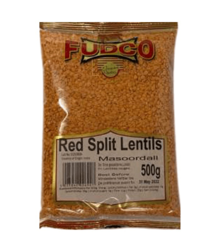 Fudco Red Split Lentils (Masoor Dall) 500g