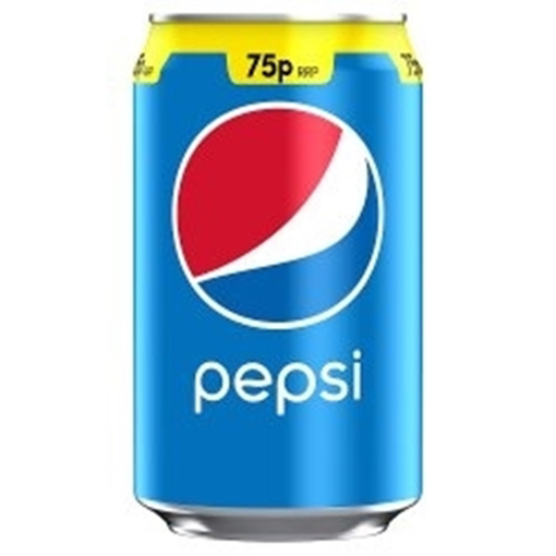 Pepsi Regular 330ml 75p