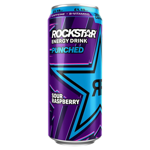 Rockstar Sour Raspberry Energy Drink 500ml PMP 1.19