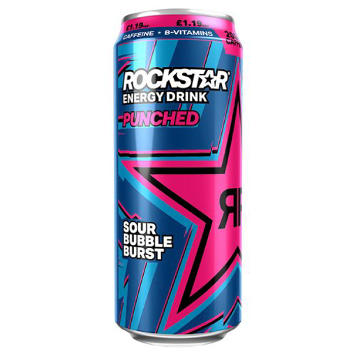 Rockstar Sour Bubble Burst Drink 500ml PMP 1.19