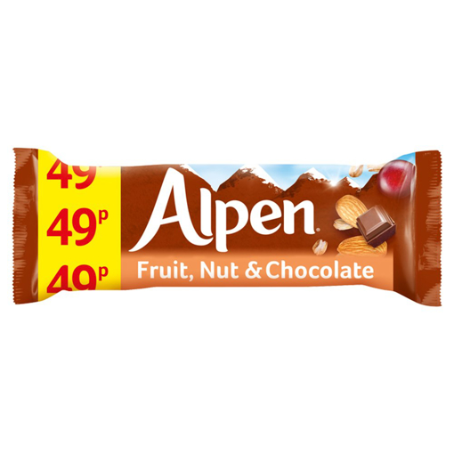 Alpen Fruit, Nut & Chocolate 29g 49p