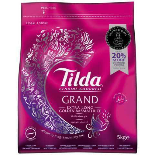 Tilda Grand Extra Long Golden Basmati Rice 5Kg