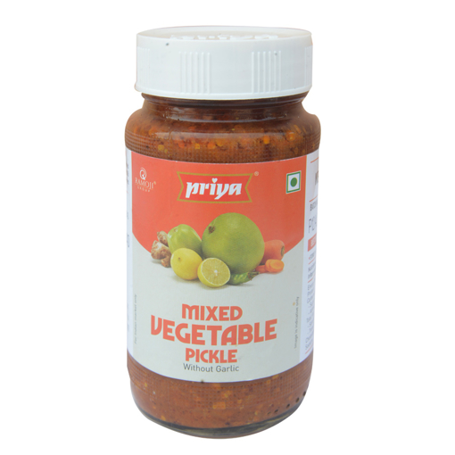  Priya Mix Vegetable Pickle (without Garlic) 300g 