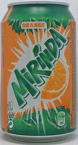 Mirinda Orange Soda 330ml