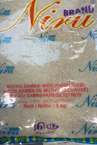 Niru Muthu Samba Parboiled  Rice 5Kg