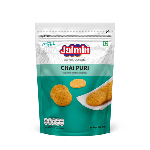 Jaimin Chai Puri Crispy Tea Snack 200g