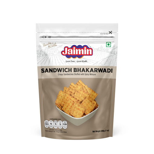 Jaimin Sandwich Bhakharwadi 200g