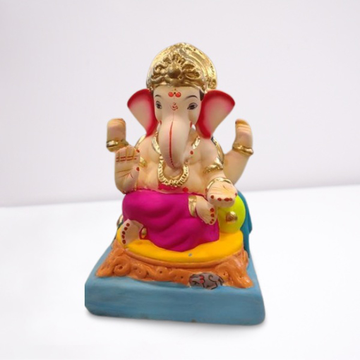 Lord Ganesh Idol Multicolour