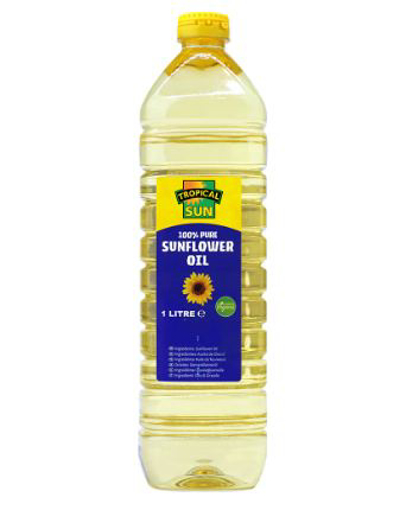Tropical Sun 100% Pure Sunflower Oil 1Ltr