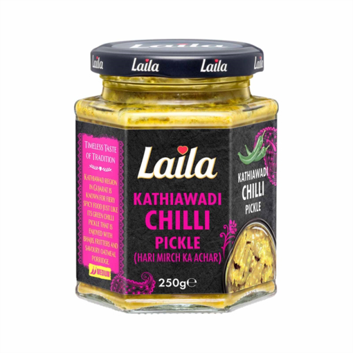 Laila Kathiawadi Chilli Pickle 250g