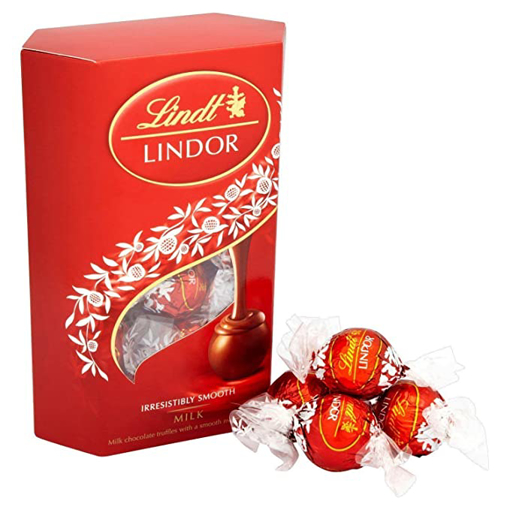 Lindt Lindor Milk Chocolate Truffles Box 200g