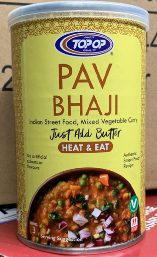 Top Op Heat & Eat Pav Bhaji Tin 450g