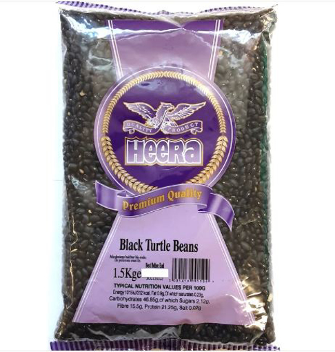 Heera Black Turtle Beans 1.5Kg