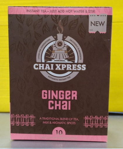Chai Xpress Ginger Chai 10 Bags Sweetended 180g