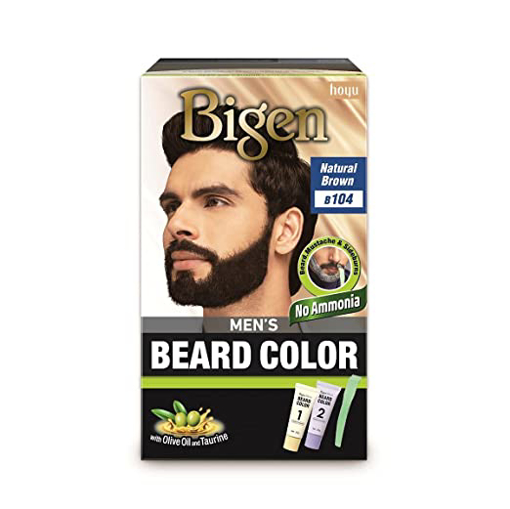 Bigen Men's Beard Colour 104 Natural Brown 40g