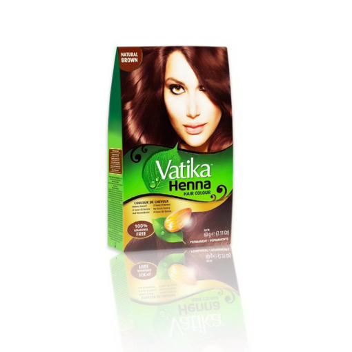 Vatika Natural Brown Henna Hair Colour 60g