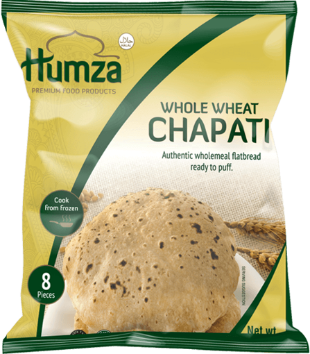 Humza Whole Wheat Chappati 8Pcs 360g