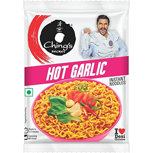 Chings Hot Garlic Instant Noodles 60g