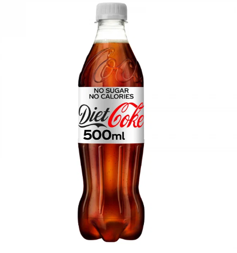 Diet Coke No Calories No Sugar 500ml £1.25