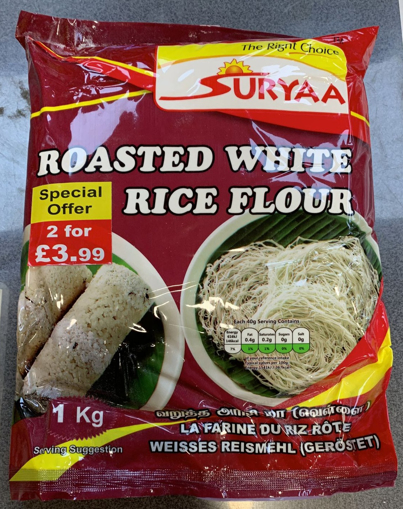 Suryaa Roasted White Rice Flour 1Kg