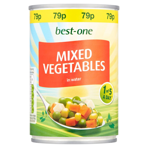 Best-One Mixed Vegetables in Water 300g 79p