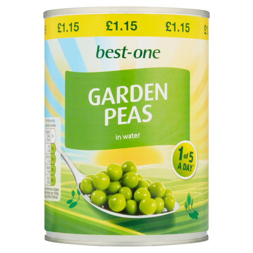 Best One Garden Peas 560g PMP 1.15