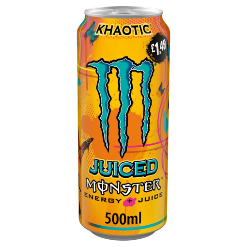 Monster Khaotic Energy + Juice 500ml £1.49