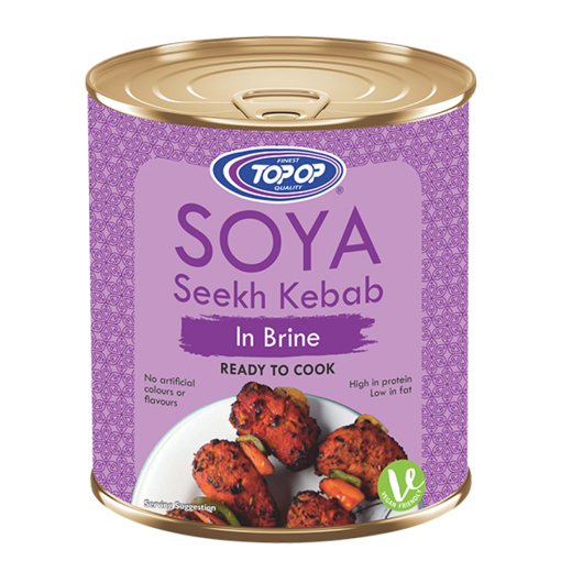 Top Op Soya Seekh Kebab In Brine 850g
