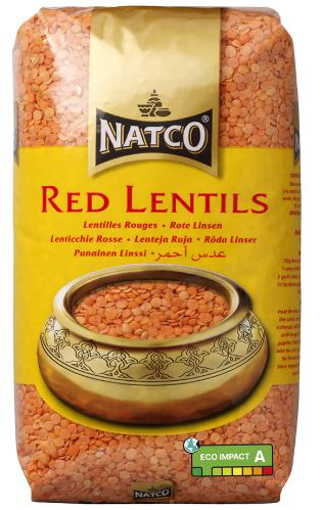 Natco Red Lentils (Masoor dal) 1Kg