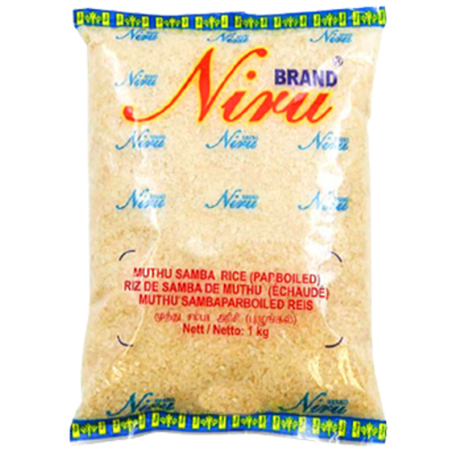 Niru Muthu Samba Parboiled Rice 1Kg