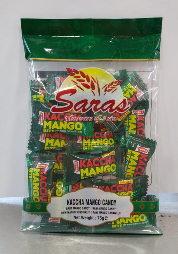 Saras Kachha Mango Bite 75g